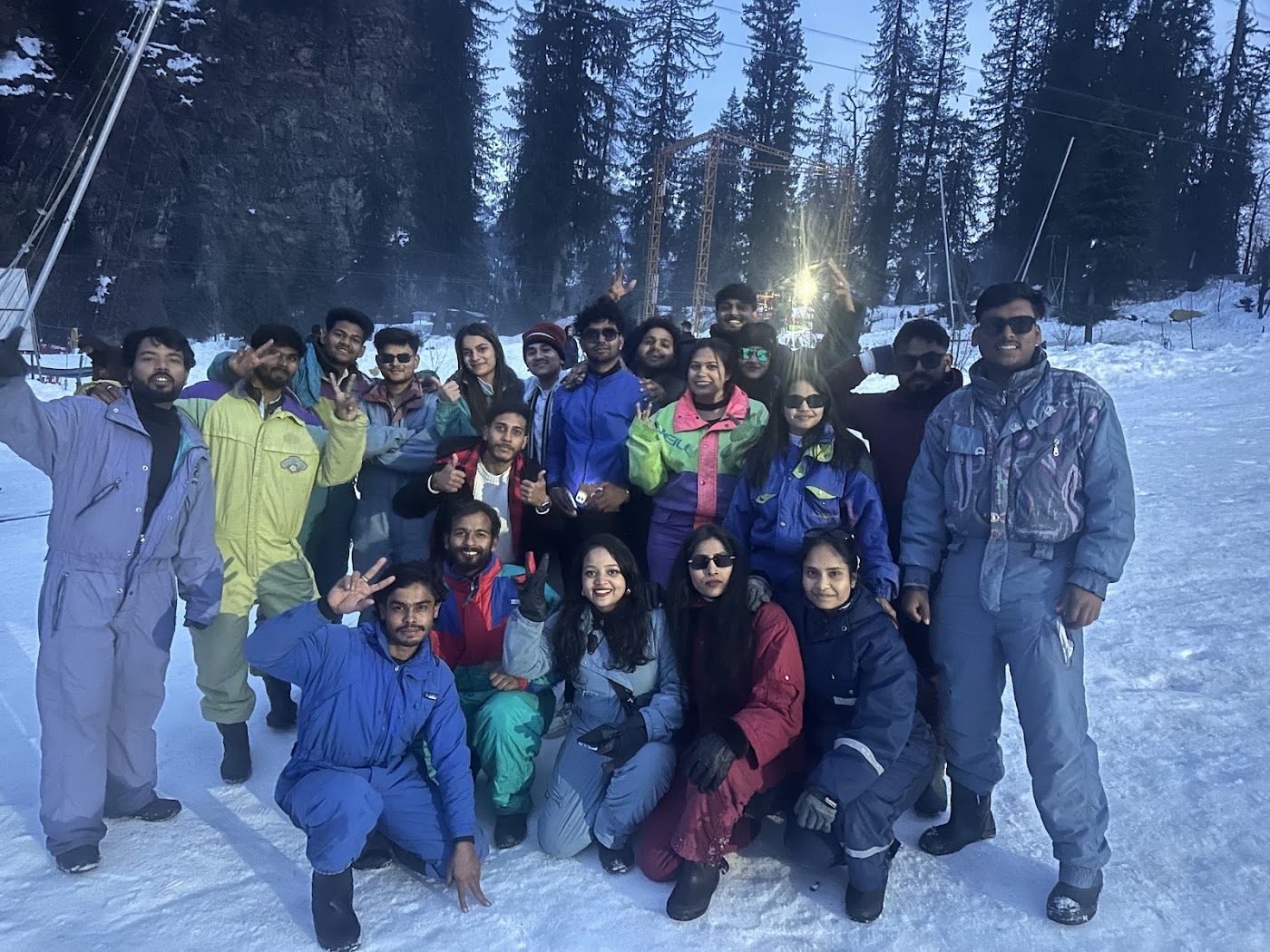 The HNGL travel squad on a group trip